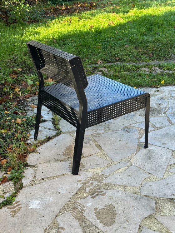 Image 1 of IKEA VINTAGE METALEN FAUTEUIL