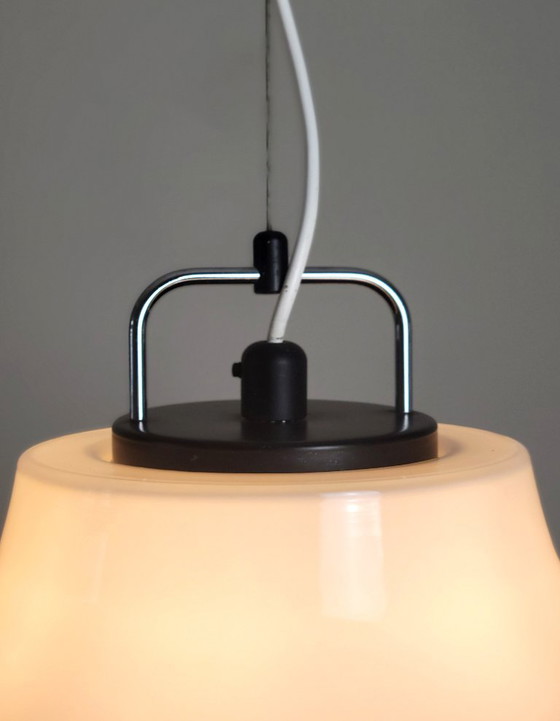 Image 1 of Suspension UFO Cirrus XL en verre opalin par Peill & Putzler