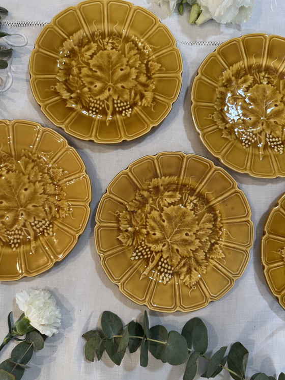 Image 1 of Assiettes Sarreguemines vintage 