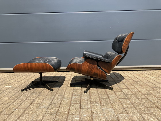 Image 1 of Late 50's Vintage Eames Lounge Chair Group Set Contura/Fehlbaum (Vitra) in License of Herman Miller