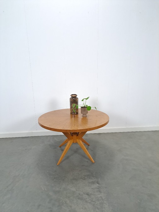 Mesa de centro redonda con patas de madera Ilse Möbel