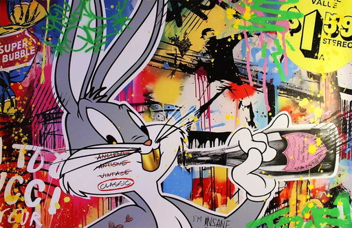 Aiiroh – “Bugs in the System” – 75 x 75 cm (2024)