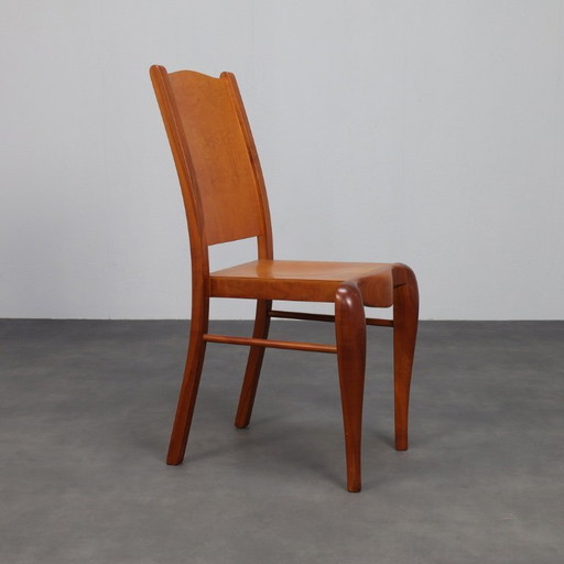 Chaise "Placide de bois" par Philippe Starck pour Driade Italie, 1990