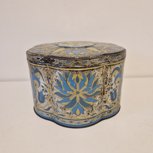 Antica latta Haribo in stile liberty degli anni '20/'30