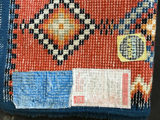 Image 1 of 60s 70s runner Carpet Rug Space Age Flower Power Design 60s 70s