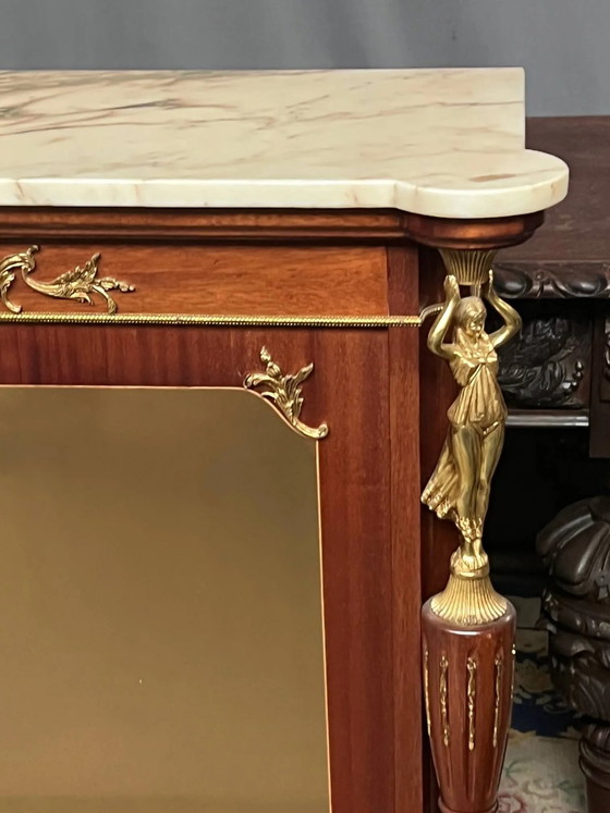 Aparador de estilo Imperio – Aparadores con vitrina, Bronze, Marble (photo 5 of 9)