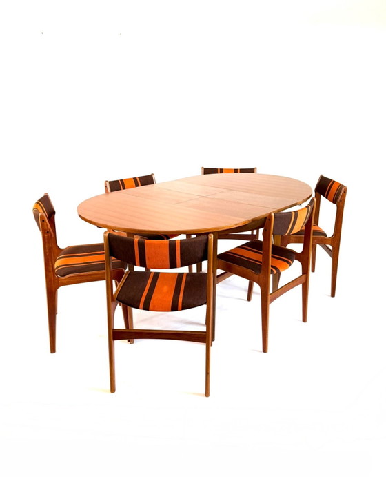 Tavolo da pranzo vintage allungabile in noce danese anni '60 – Tavoli da pranzo, Legno, Metallo (photo 15 of 15)