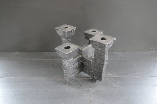 Vintage Brutalist candlestick Design Willy Ceysens