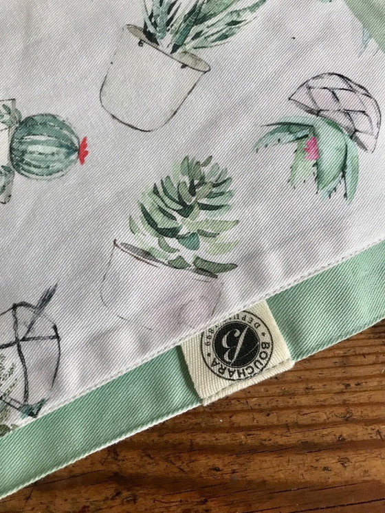 Image 1 of cactus table runner