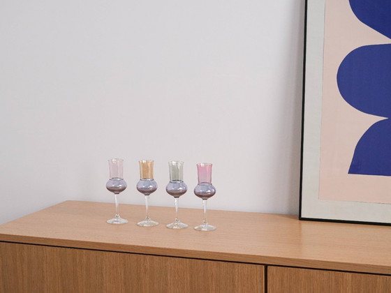 Image 1 of Set di bicchieri color pastello, design italiano, anni '70, made in Italy