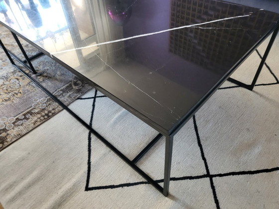 Image 1 of Ensemble table basse en marbre