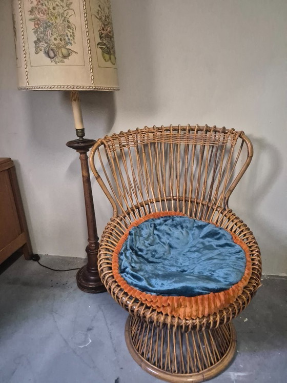 Fauteuil lounge Margherita vintage – Bonacina, Rattan (photo 17 of 18)