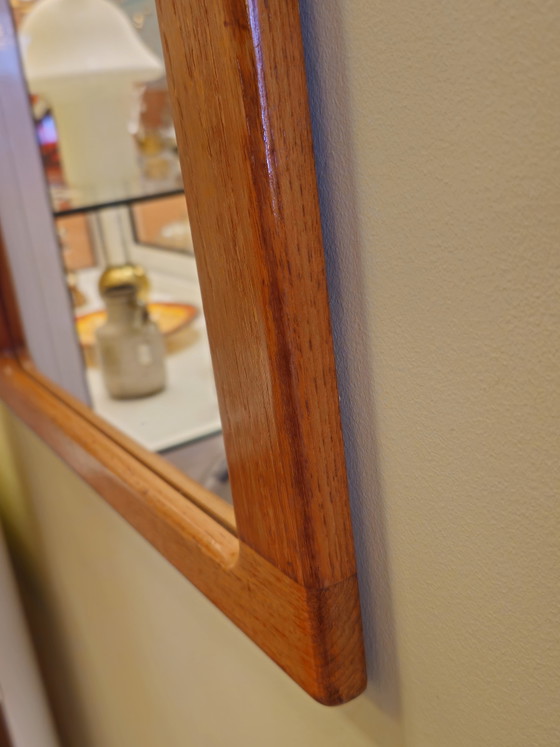 Image 1 of Specchio da parete vintage Silkeborg in teak, design danese.