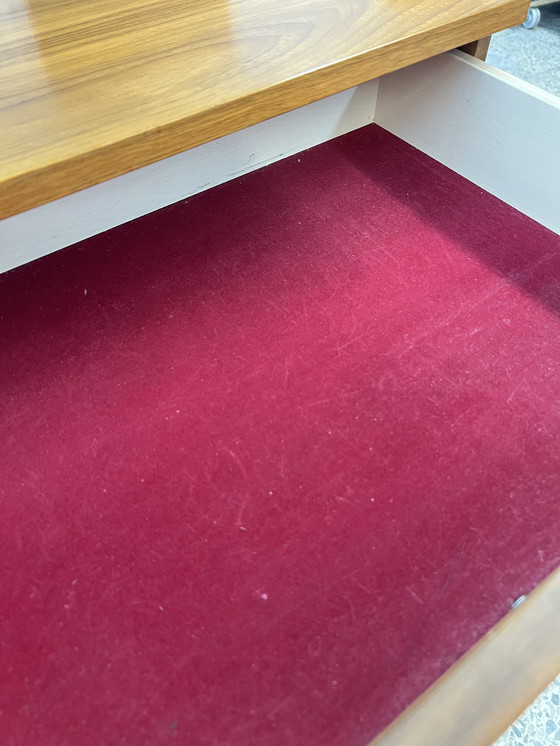 Image 1 of Mid - Century walnut sideboard - mid 60's Scandinavian design made in Germany.