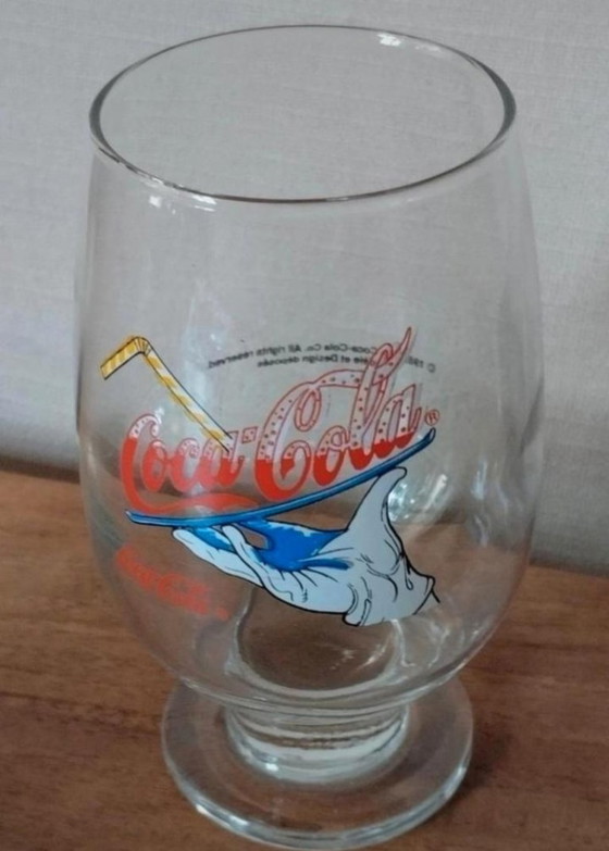 Image 1 of Drie vintage Coca Cola glazen.