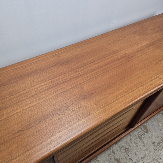 Image 1 of Dyrlund vintage 1960s teak sideboard, wall cabinet, TV cabinet