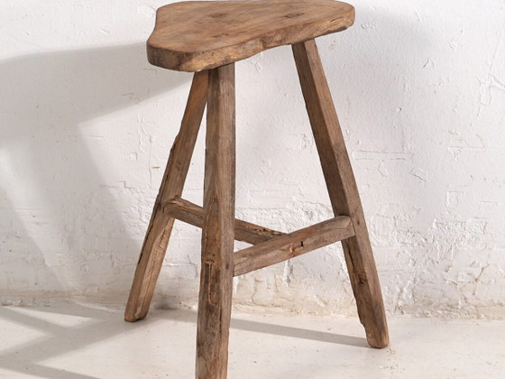 Tabouret asiatique ancien (c.1900) #4 (photo 2 of 39)