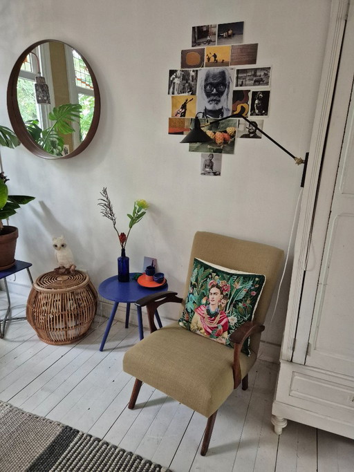 Dänischer Design Sessel, sehr guter Zustand, komplett neu gepolstert und Innenleben erneuert.