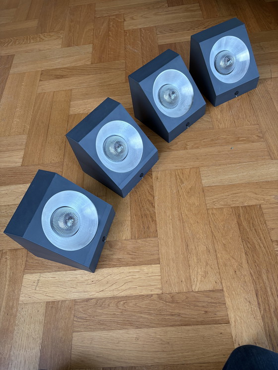 Image 1 of 4 lampade da parete vintage Raak anni '60 (modello C 1587)