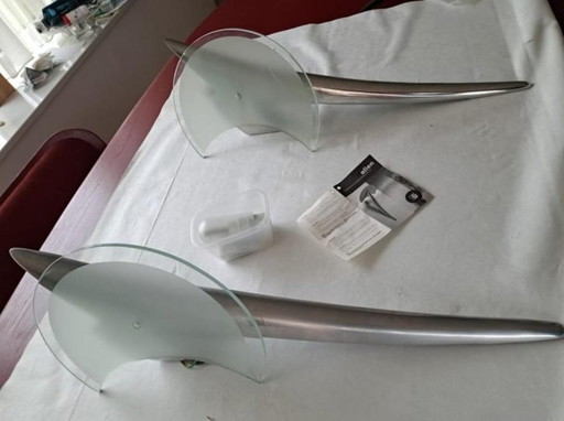 2x Design Applique "Alien" - Taller Uno / Metalarte - Joan Auger