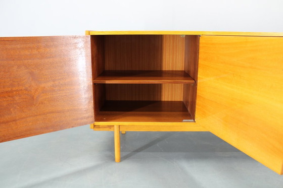 Image 1 of 1960s Czechoslovakian Maple Veneer Sideboard, High Gloss Finish