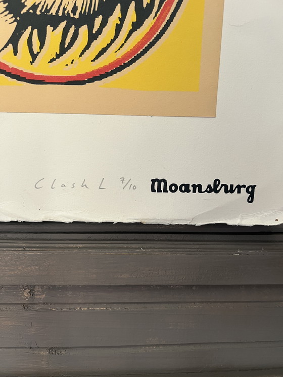 Image 1 of Zeefdruk (108/75cm Moansburg “Clash L” nr 7vd10