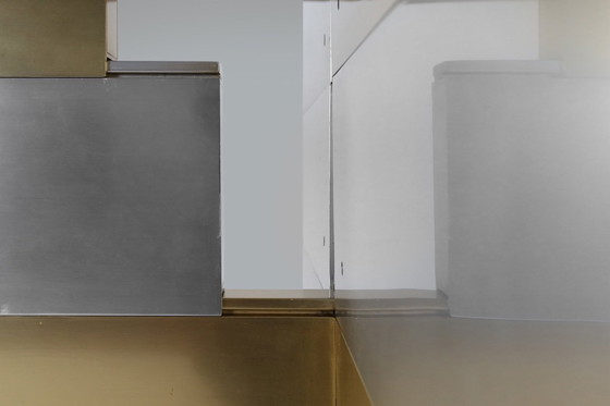 Image 1 of Postmodern dining table in the manner of Paul Evans, 1970s