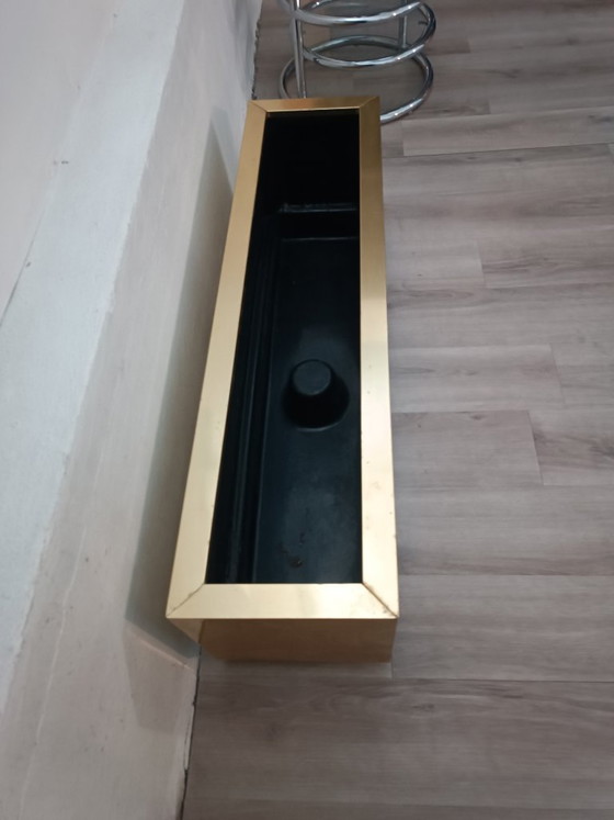 Image 1 of Brass planter by Hobby Flowers Barcelona, ​​1990s