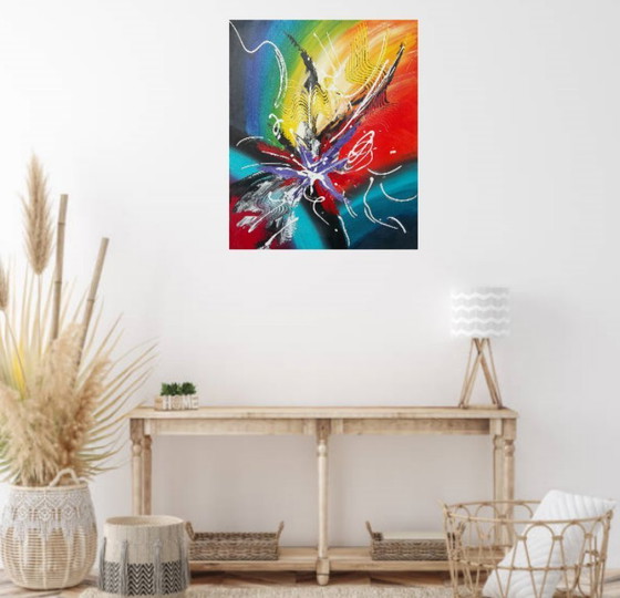 Image 1 of "Vésuvio V" – Une œuvre signé 2Luss'Art - Livraison offerte