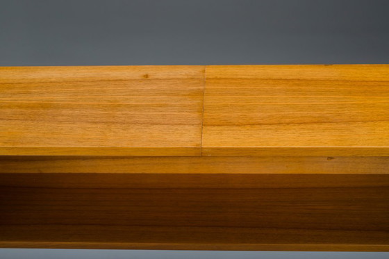 Image 1 of  Mid-Century Wall Unit Cabinet and Sideboard in Walunt, 1970s, Set of 2