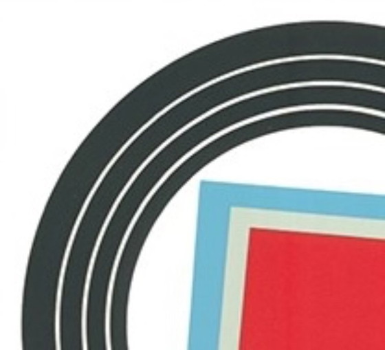 Composizione – Eugenio Carmi Litografia astratta geometrica a colori – Stampe artistiche, Paper (photo 5 of 5)