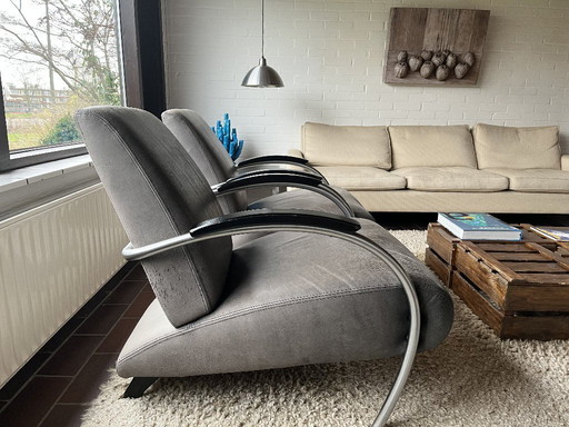 Twee Gelderland Jan des Bouvries fauteuils