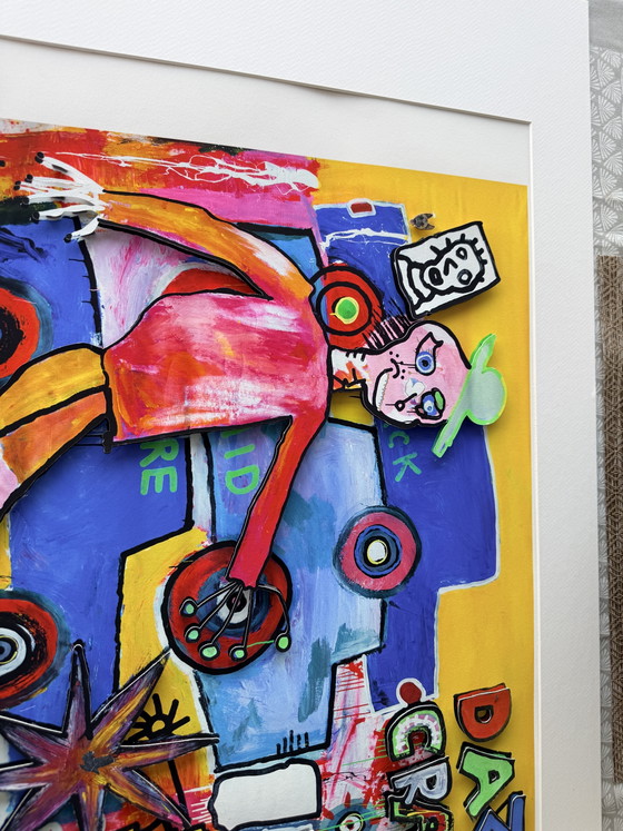 Paul Kostabiart Gemengd in reliëf – Kunst, Paper, Other (photo 6 of 10)