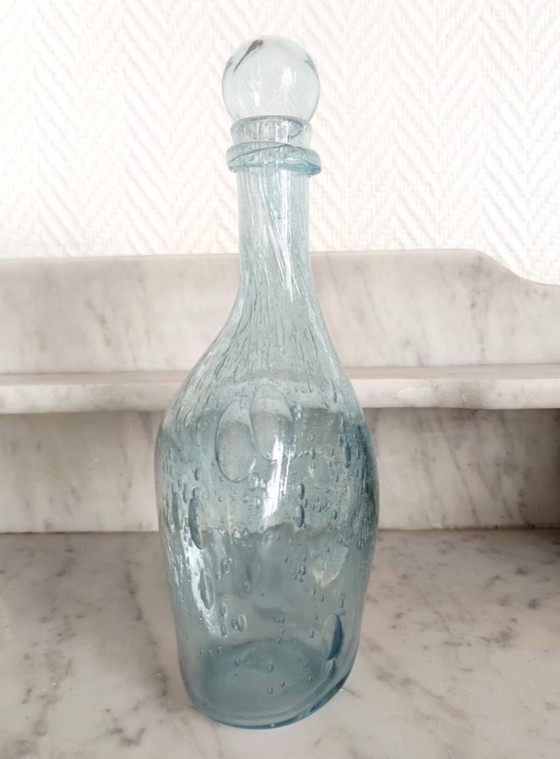 Image 1 of 2 caraffe in vetro a bolle stile Biot