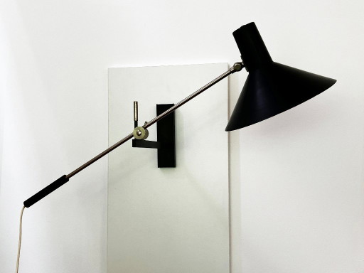 Lampada da parete girevole di Jan Hoogervorst per Anvia, modello 7105