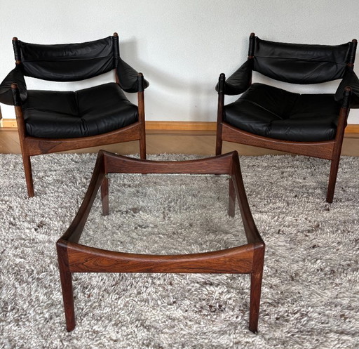 Grupo de asientos vintage "Modus" de Kristian Vedel para Willadsen Møbelfabrik, 1963