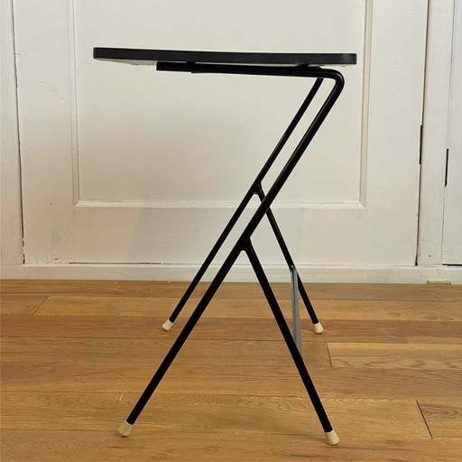 Table d'appoint vintage de Pilastro – Plateau en perstorp, années 1950