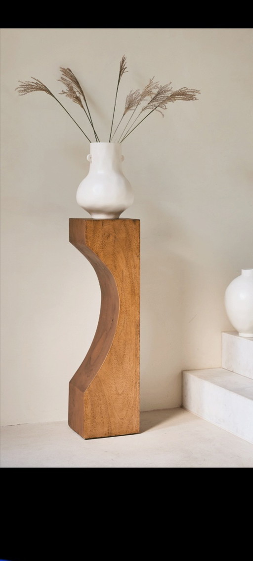 Suar Wooden Plant Stand