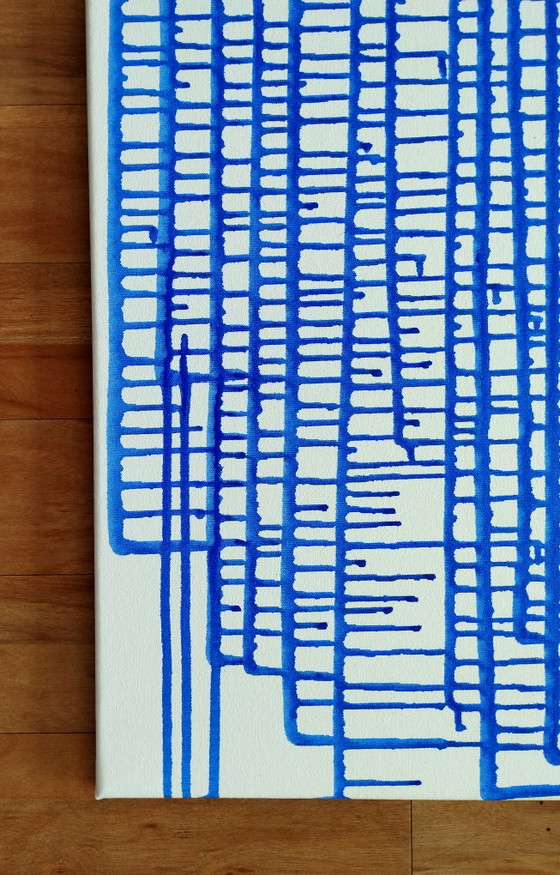 Image 1 of Natia Antadze "Abstract Composition Blue"
