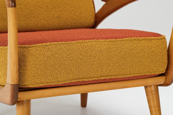 Image 1 of A pair of 1950s armchairs - B. Spuijs for 'De Ster' Gelderland