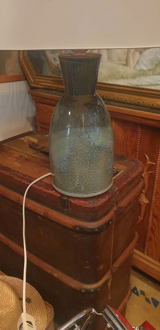 Tischlampe von LARELCO 60iger Jahre, Tischlampen, Keramik, Kunststoff, Grün (Foto 5 von 8)