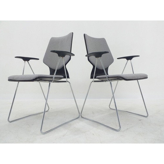 Image 1 of Pair of vintage armchairs by Elmar Flötotto for Pagholz, 1970