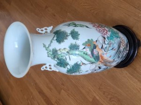 Image 1 of Celadon Vase aus China Porzellan 19th Century