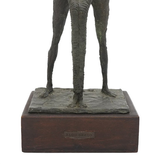 Image 1 of Aldo Greco, scultura in bronzo “La Regina”, anni ’60