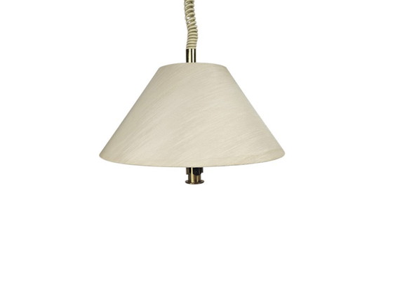 Image 1 of B + M Leuchten - Style Hollywood Regency - Allemagne de l'Ouest - Laiton - Acier - Années 80