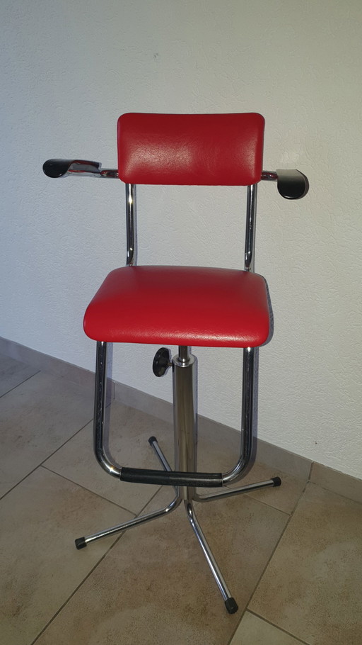 Poltrona da barbiere vintage per bambini