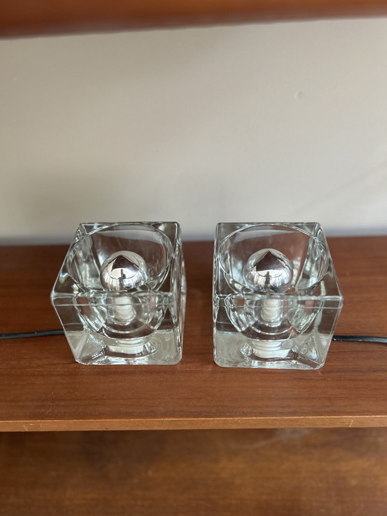 Ice Cube Lights Level Putzler Set of 2 – Peill & Putzler, Table lamps, Glass (photo 6 of 14)