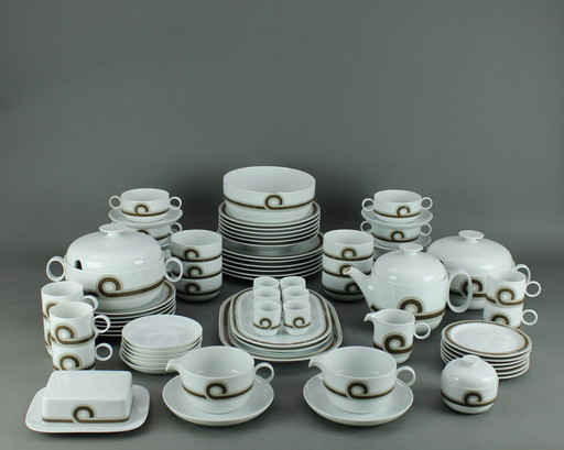 Ambrogio Pozzi (1931-2012) - servies - Duo Baltic - Rosenthal Studio-Line, Duitsland - 1968 - Decor ontwerp door Rosemonde Naira