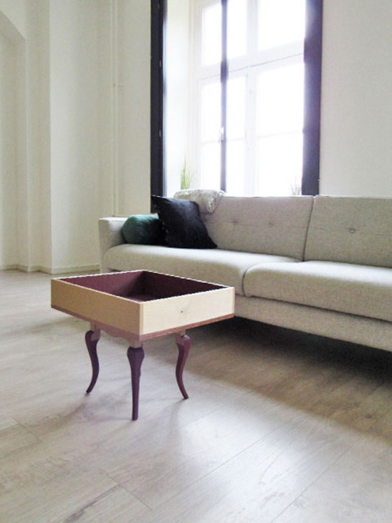 Image 1 of Tavolino da caffè in legno d'epoca