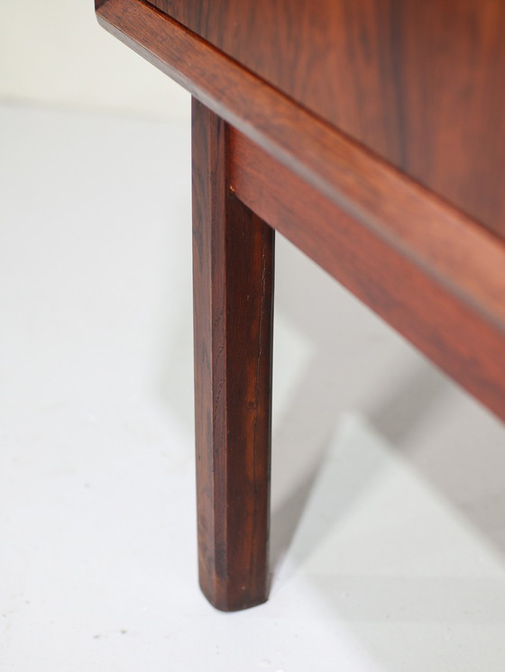 Image 1 of Buffet haut avec bar en bois de rose Buffet danois